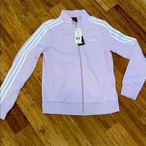 Adidas zip front athletic jacket size Small